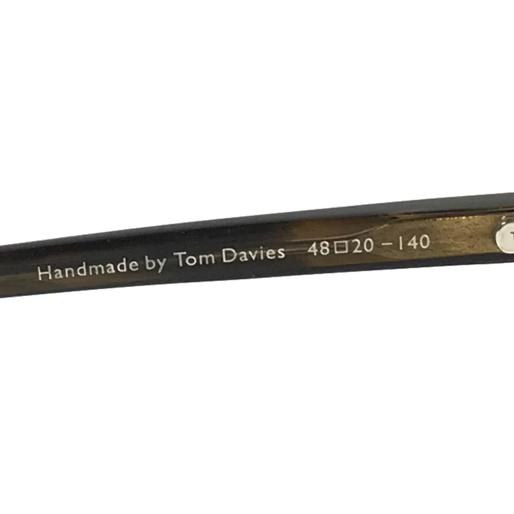 Tom Davies Eyeglasses Frames TD745 Col. 2220 Brown Tortoise Matte Gray 48-20-140